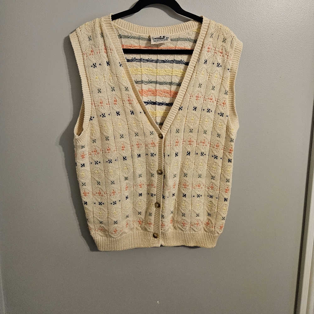 Northern Reflections Vintage M knit vest